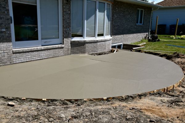 Patio Concrete Patching in Madison
